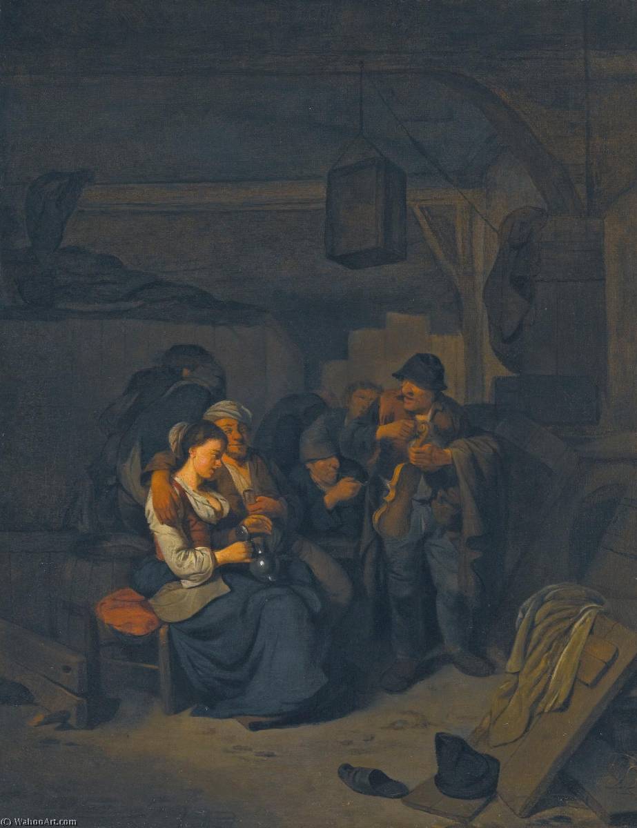 A Merry Company In A Tavern — Cornelis Pietersz Bega