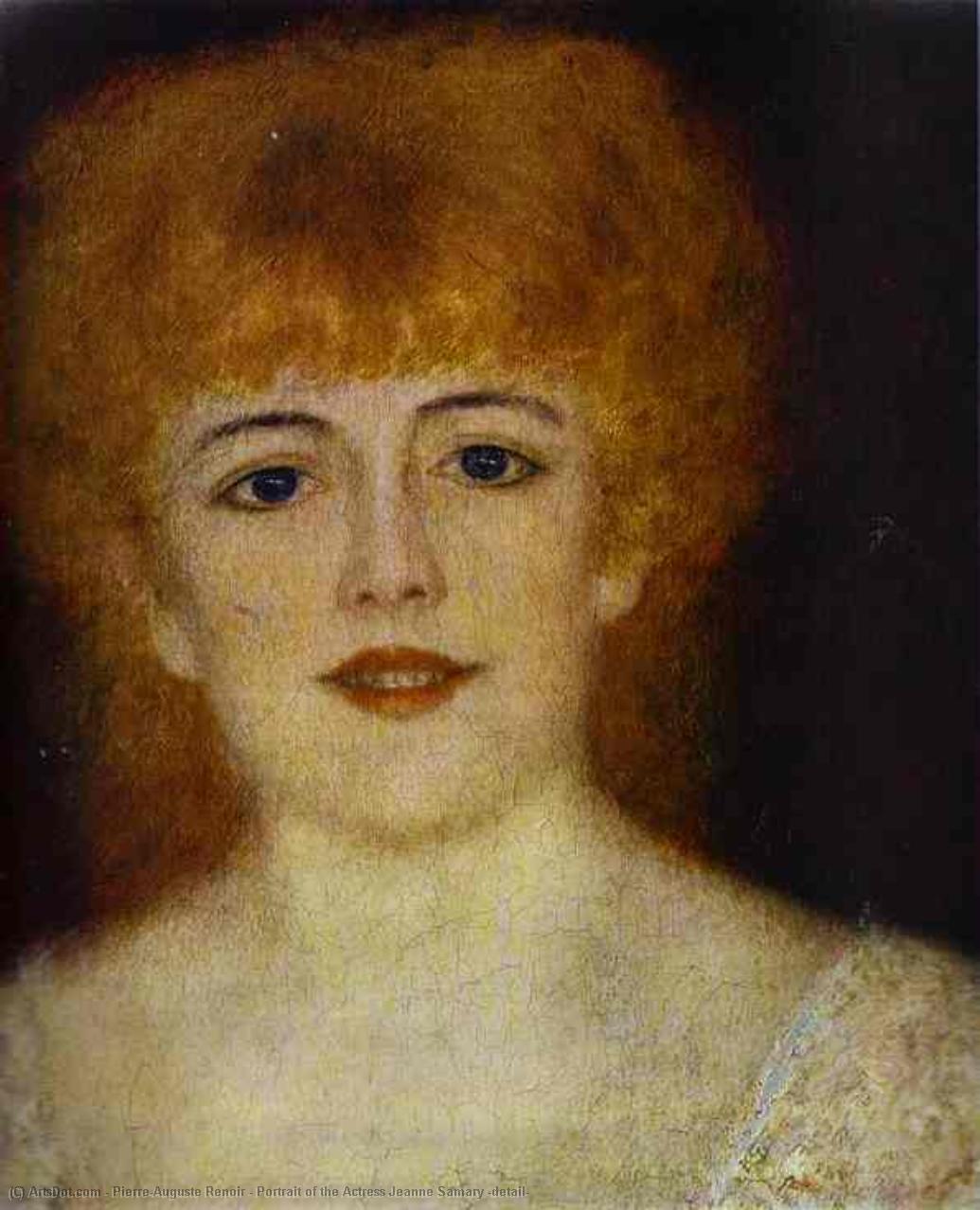 Retrato De La Actriz Jeanne Samary (detalle) — Pierre-auguste Renoir