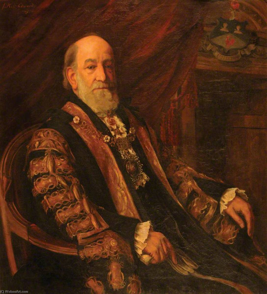 Sir William Vaughan Morgan (1831–1916), Lord Mayor Of London (1905) — John Kelt Edwards