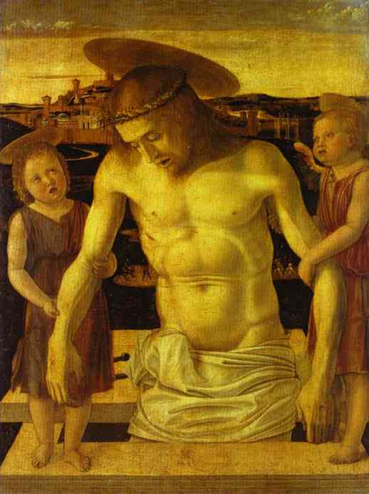 Dead Christ Supported By Angels — Giovanni Bellini