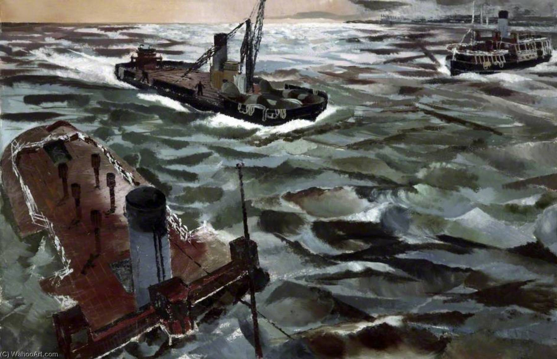 Seacombe Ferry In Wartime — Albert Richards