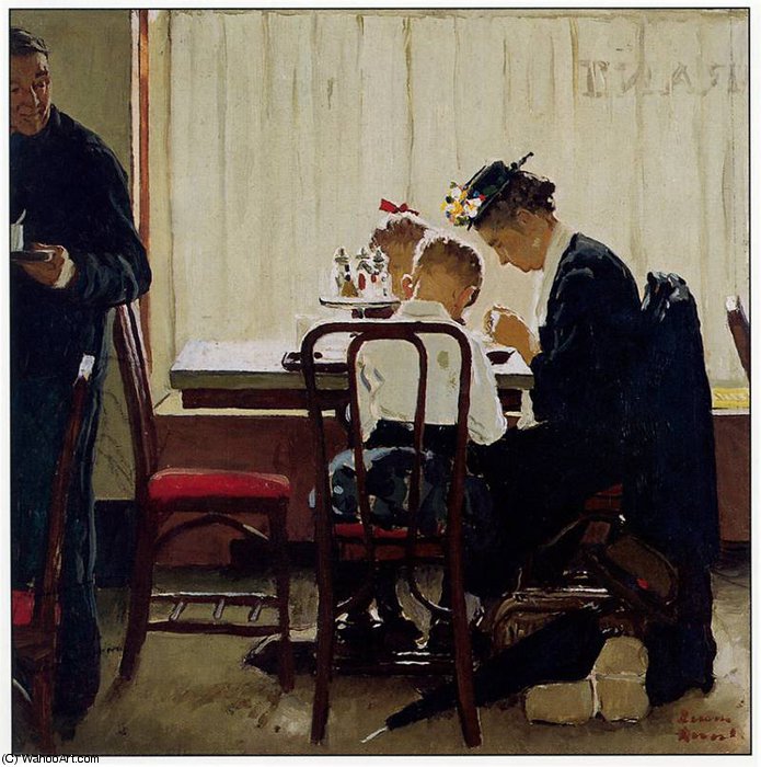 Untitled (6695) — Norman Rockwell