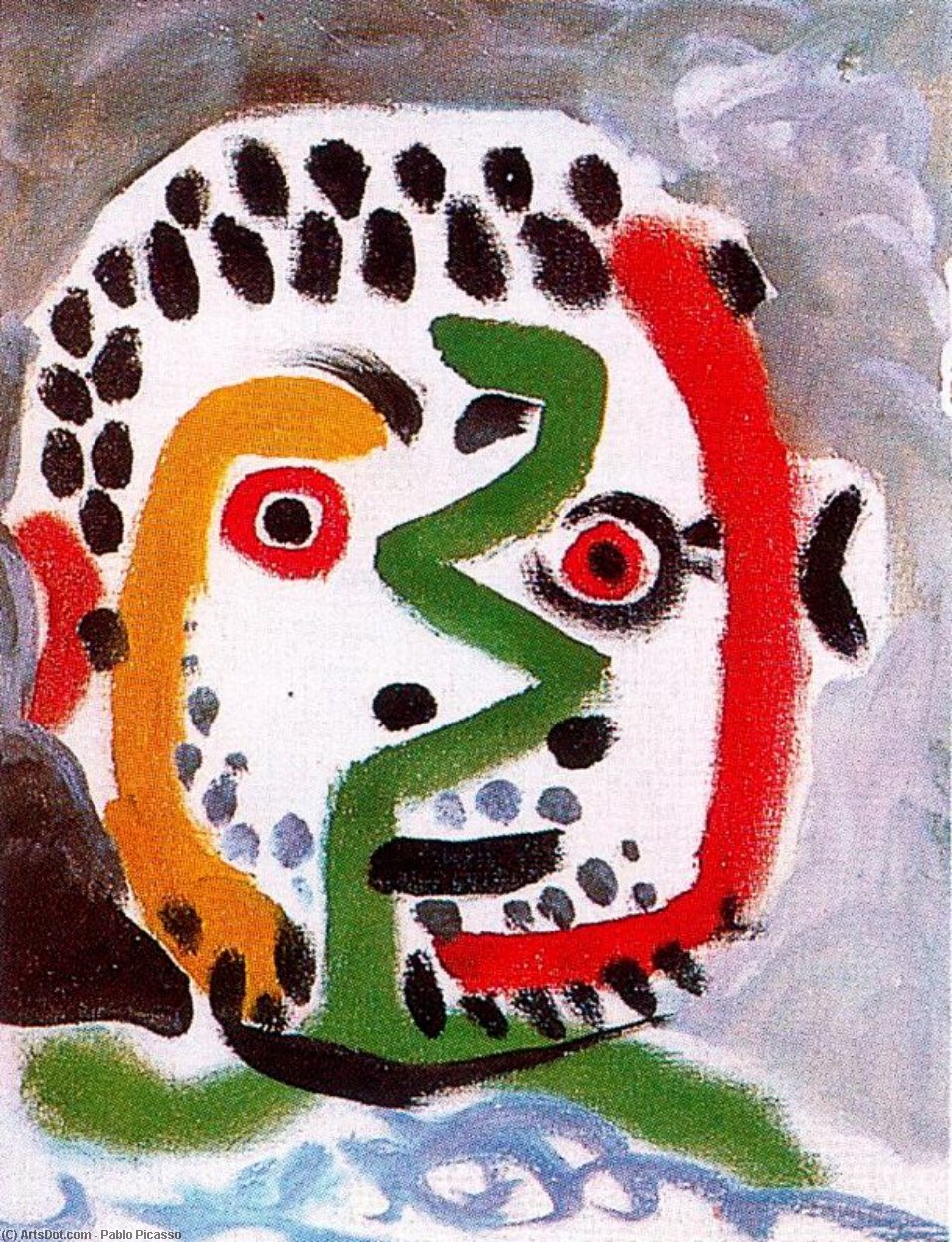 Head Of A Man 11 — Pablo Picasso