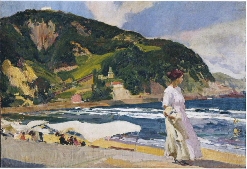 Maria On The Beach, Zarauz — Joaquín Sorolla Y Bastida