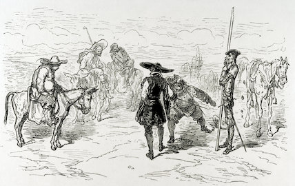 The Duel Between The Graduate And The Bachelor — Paul Gustave Doré