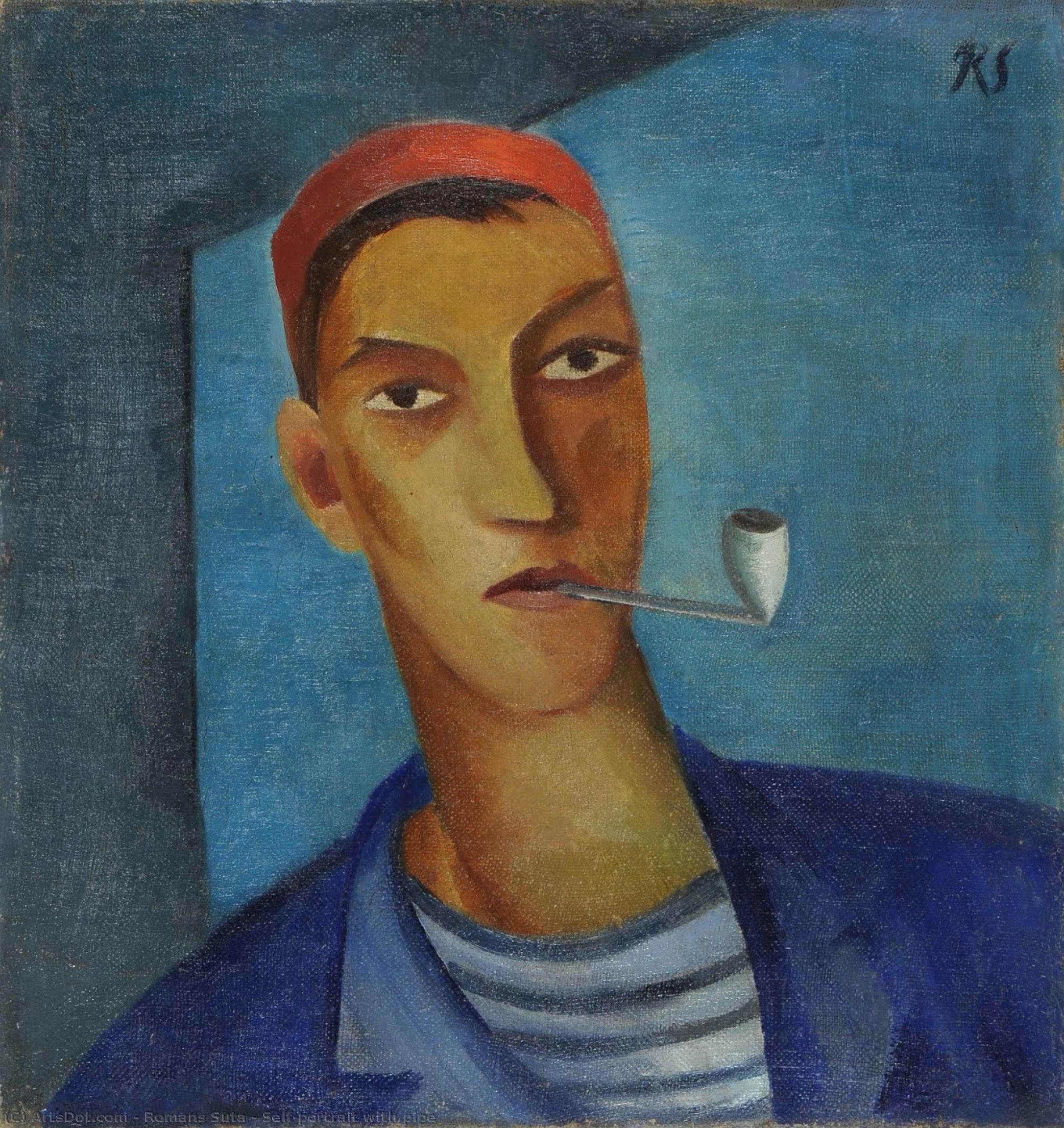 Self-portrait With Pipe — Роман Сута