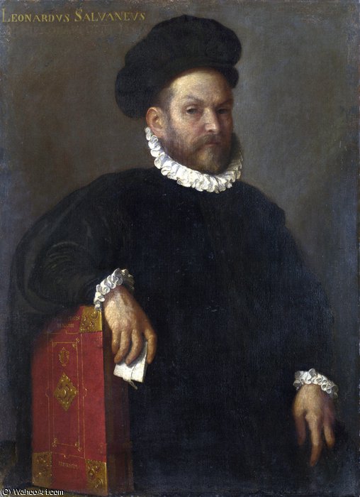 Portrait Of Leonardo Salvagno — Moroni, Giovanni Battista