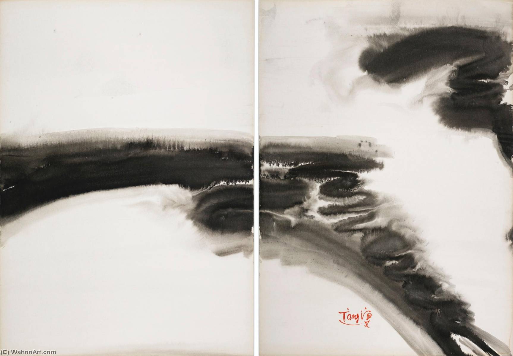 Sans Titre (diptych) — Tang Haiwen