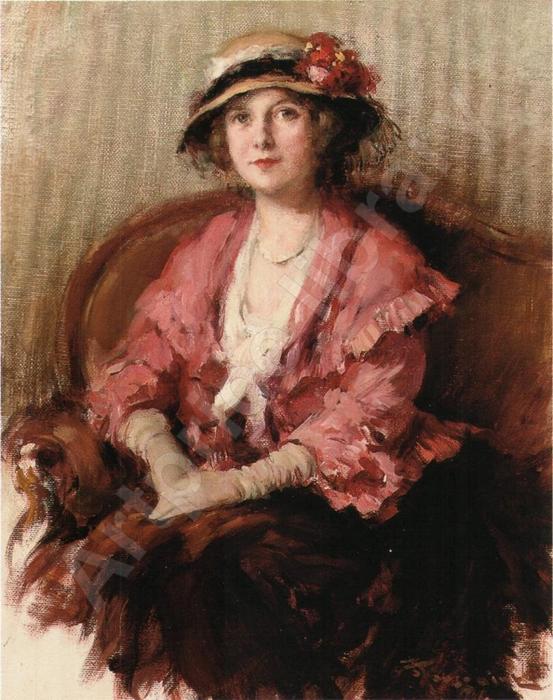 Lady In A Hat — Fernand Toussaint