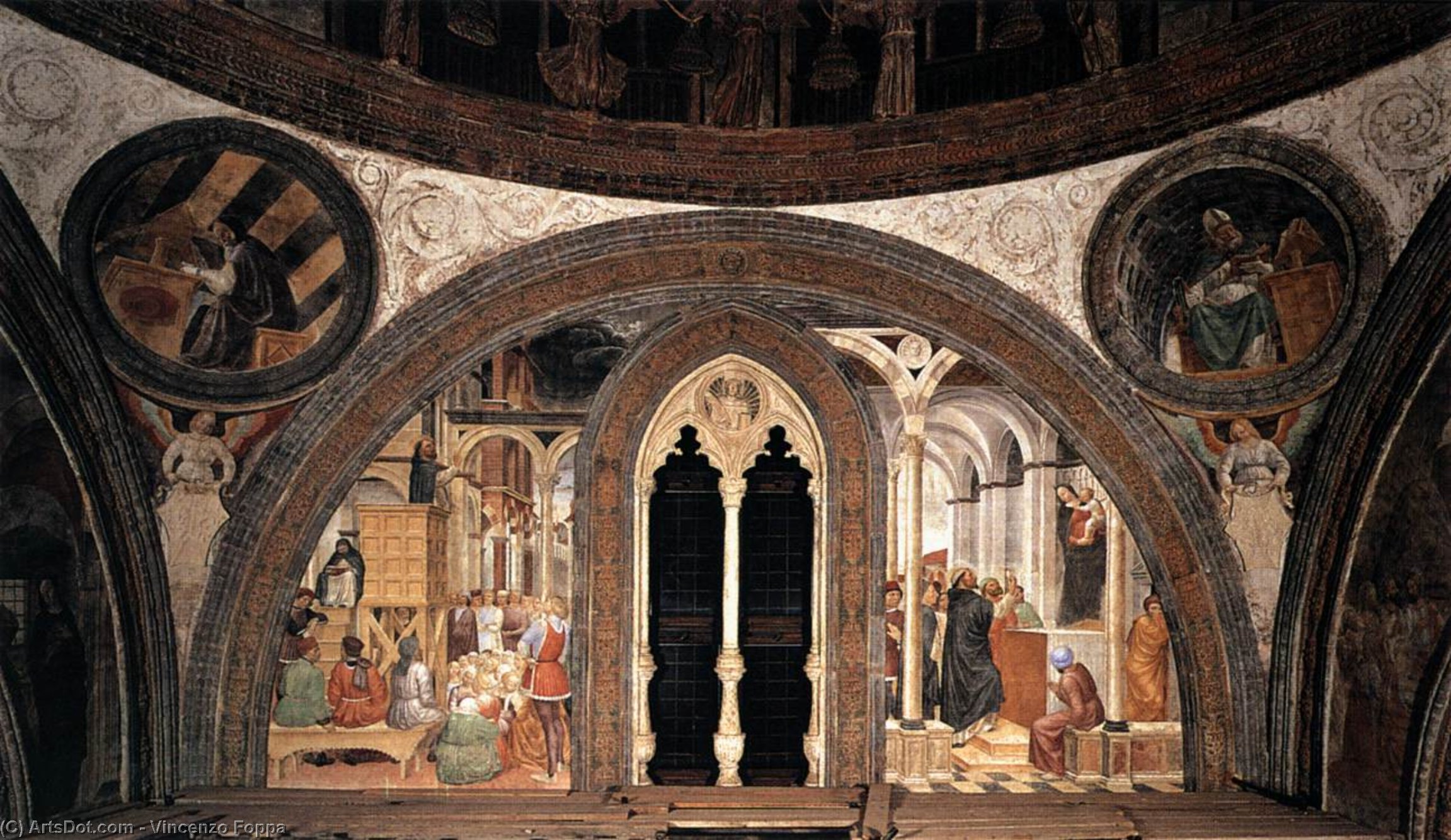 Miracle Of The Cloud And Miracle Of The False Madonna — Vincenzo Foppa