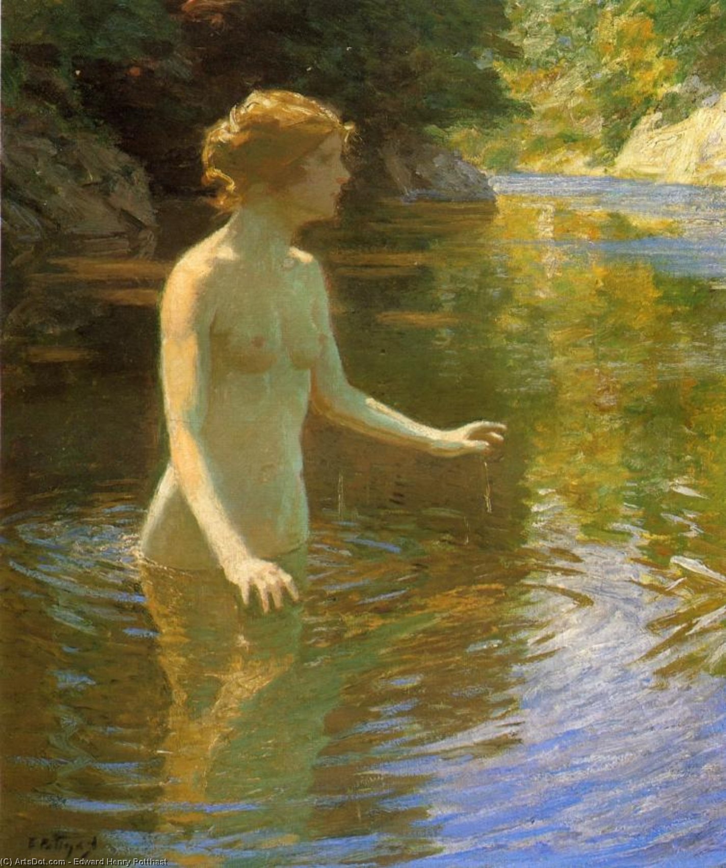 Enchanted Pool — Edward Henry Potthast