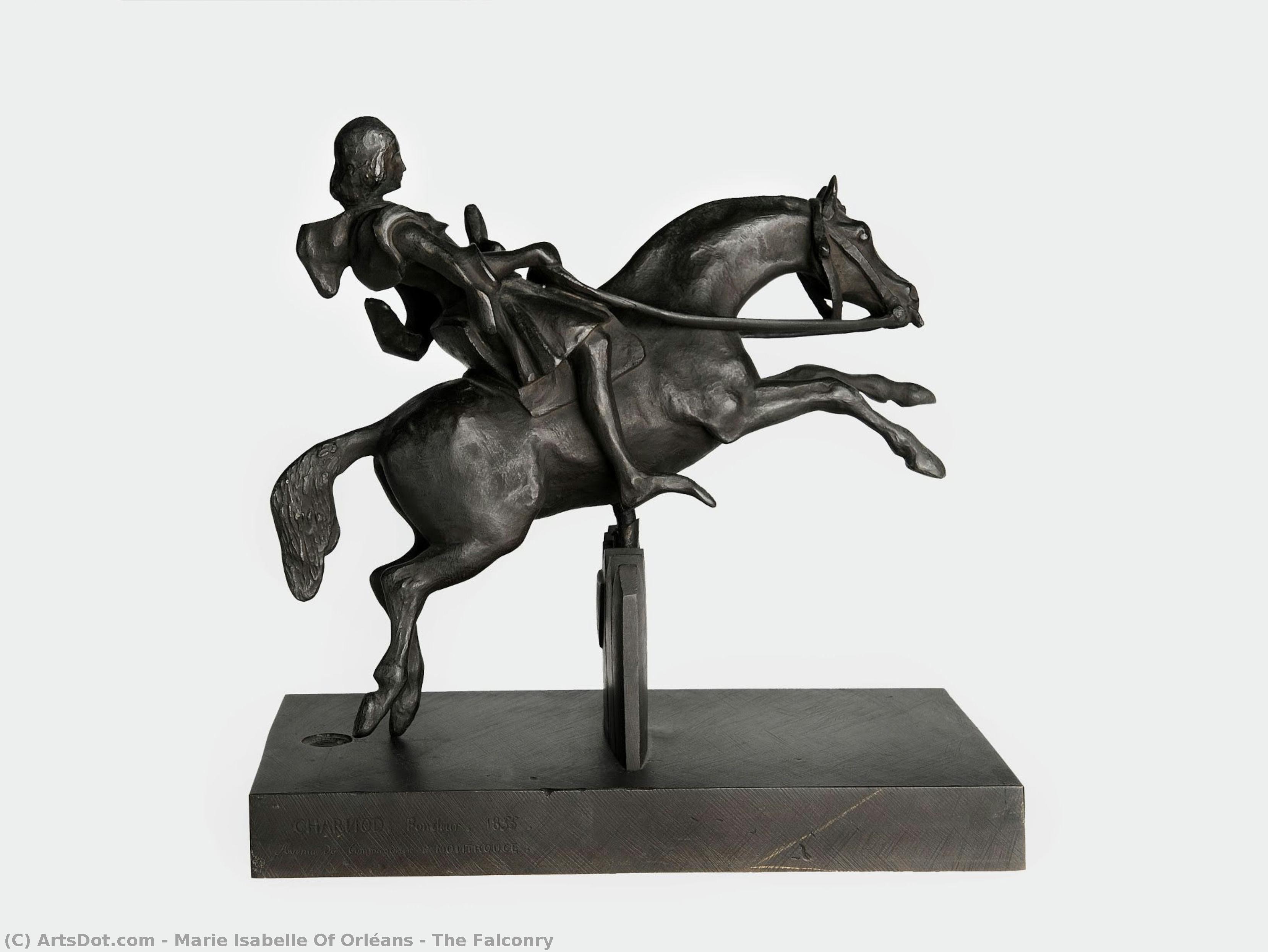 The Falconry — Marie Isabelle Of Orléans
