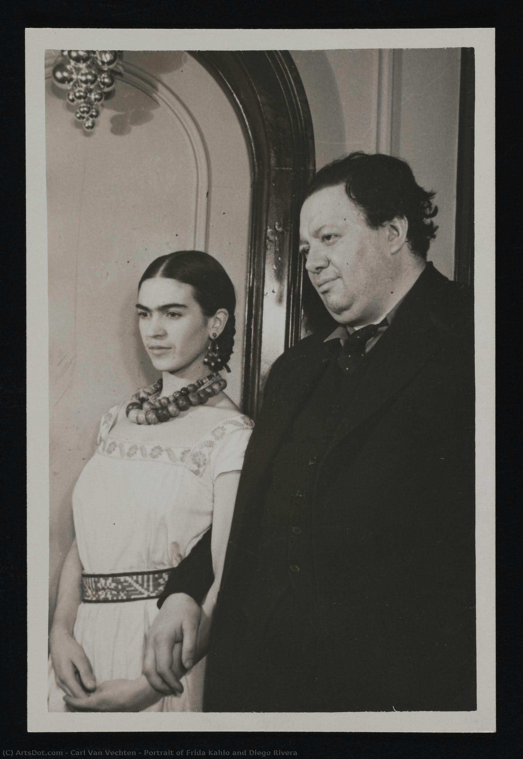 Portrait Of Frida Kahlo And Diego Rivera — Carl Van Vechten