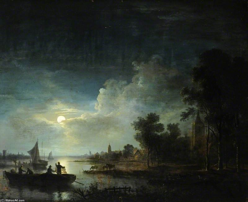 Moonlight Scene — Авраам Петтер