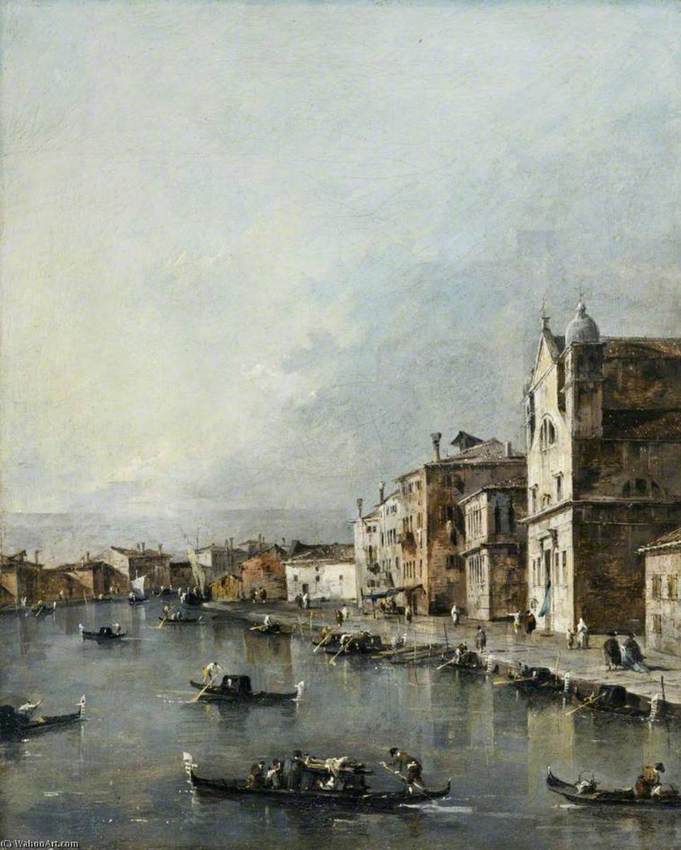 Venice, The Church Of Santa Lucia On The Grand Canal — Francesco Lazzaro Guardi
