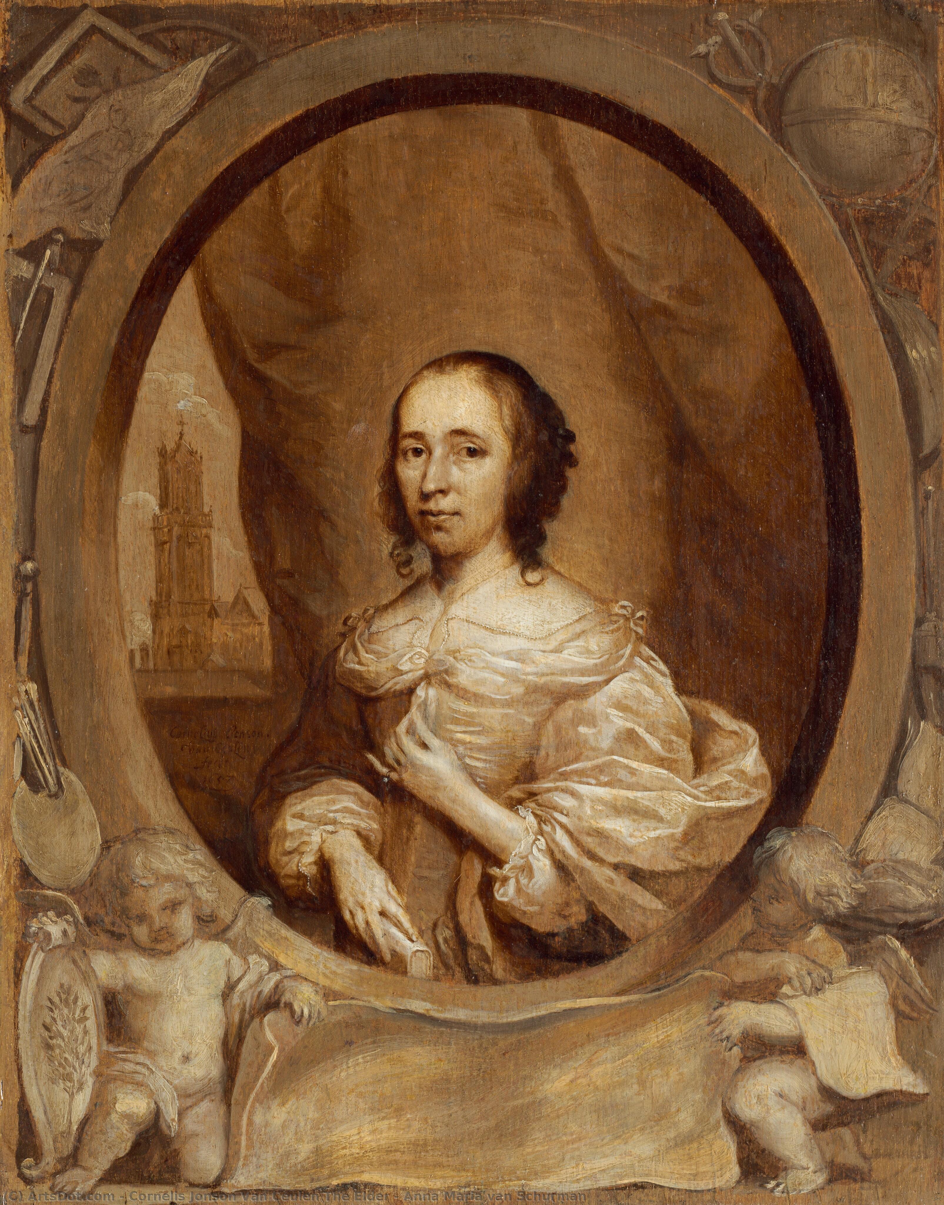 Anna Maria Van Schurman — Cornelis Jonson