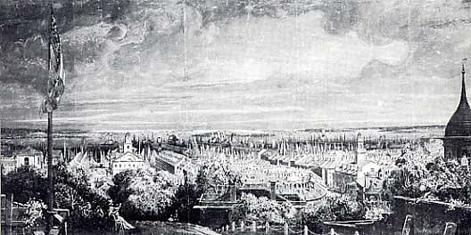 Boston From Pemberton Hill, (painting) — Robert W. Salmon