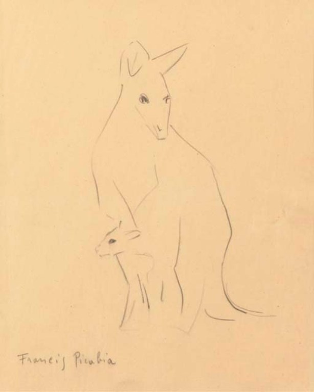 Kangourou Et Son Bébé — フランシス・ピカビア