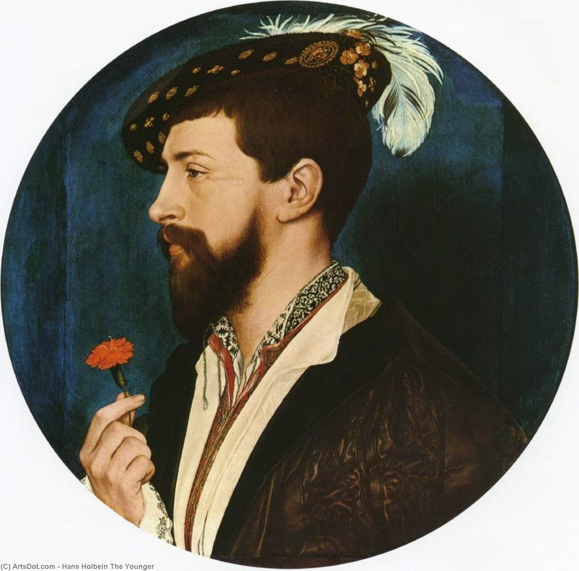 Porträt Von Simon George Von Quocote — Hans Holbein Der Jüngere