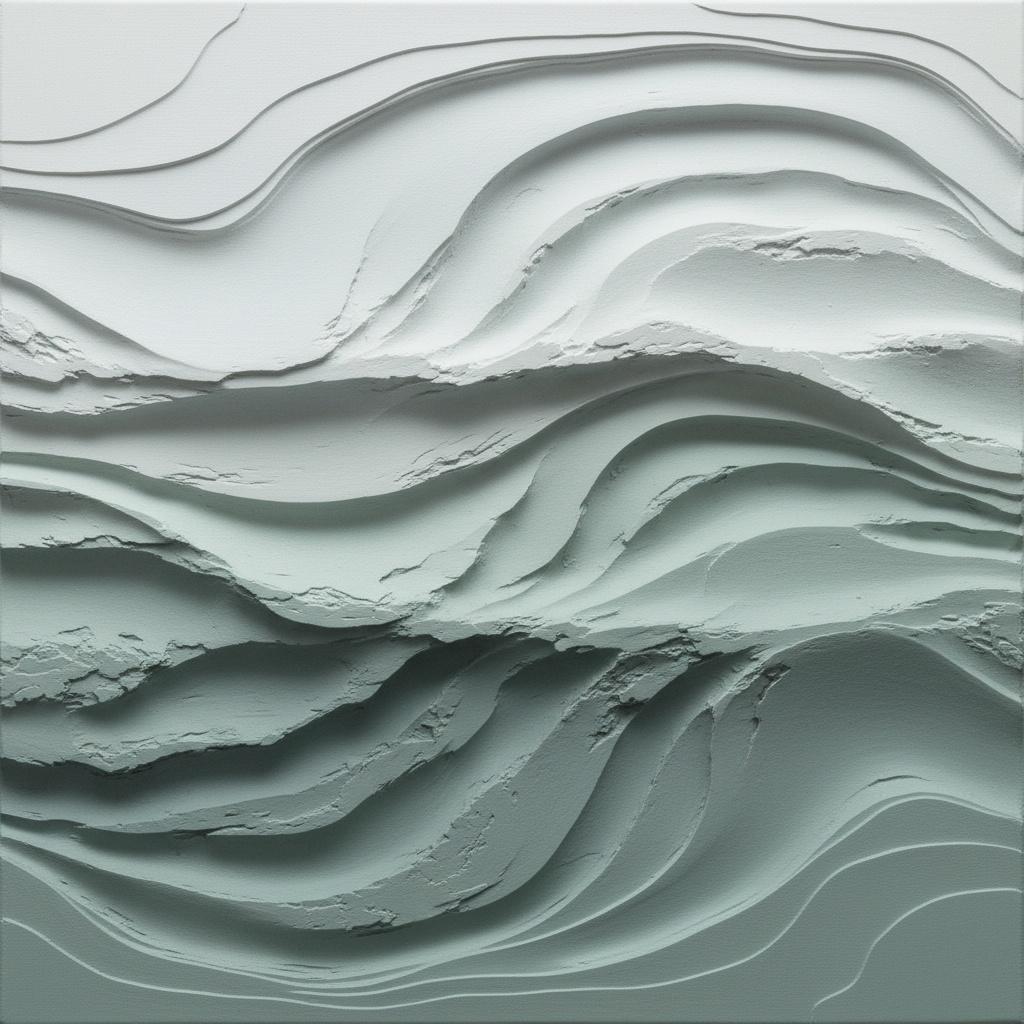 Echoes Of Submerged Topography: A Monochromatic Study In Rhythmic Undulation — Christian Noiret