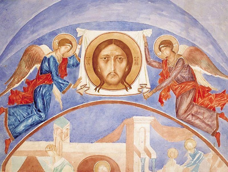 Angels With A Way Savior — Kuzma Petrov-vodkin