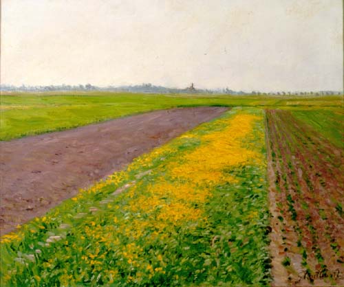 Plain Of Gennevilliers — Gustave Caillebotte