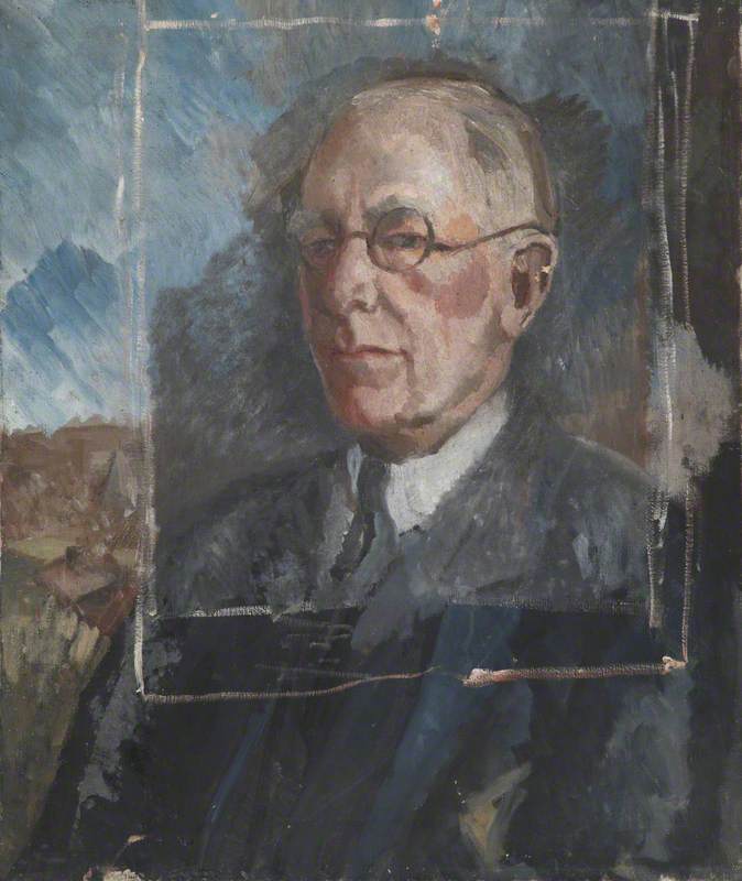Study For A Portrait Of A Man Wearing Spectacles — Alan Francis Clutton Brock