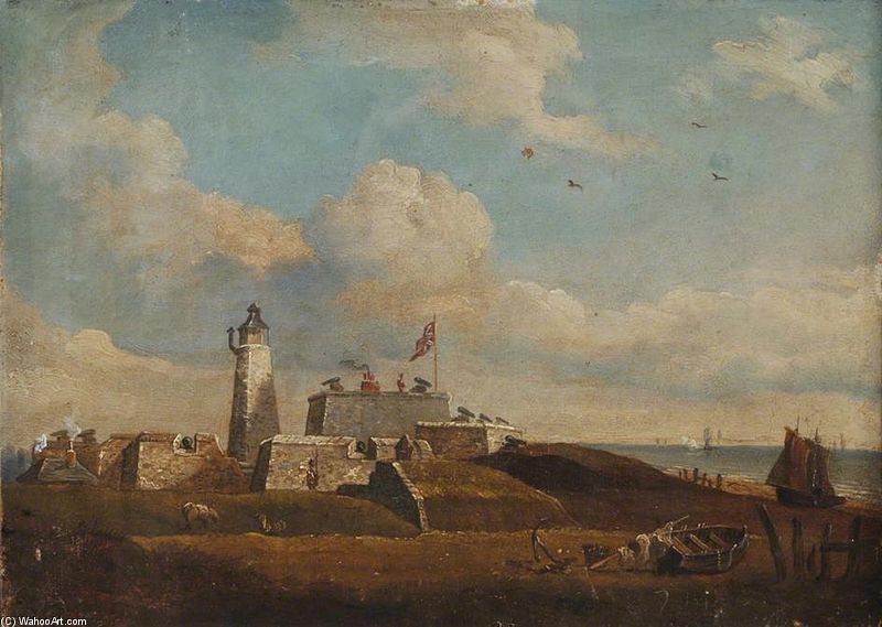 Southsea Castle - — John Berney Ladbrooke