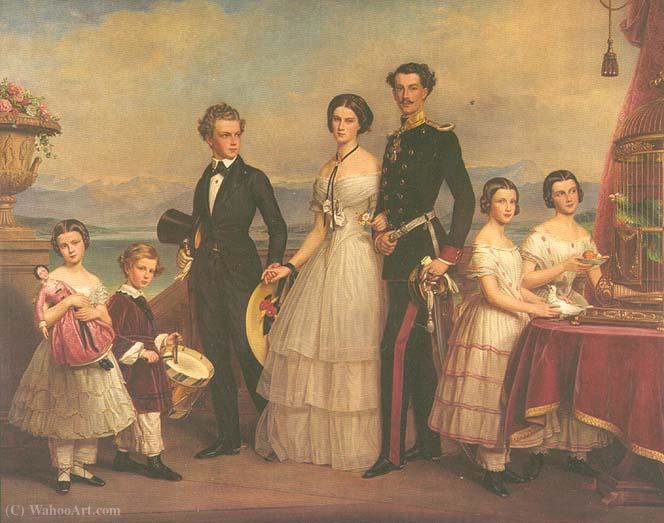 The Children Of Max Joseph In Bayern — Karl Joseph Stieler