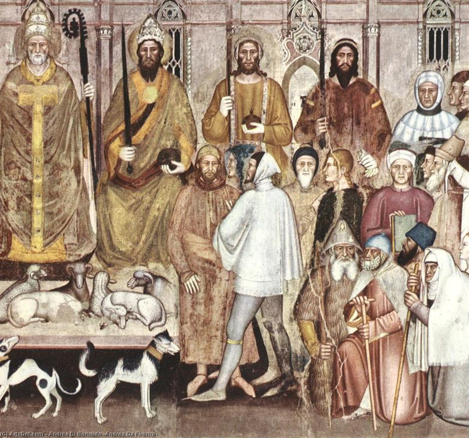 Way Of Salvation (detail)_5 — Andrea Di Bonaiuto (andrea Da Firenze)