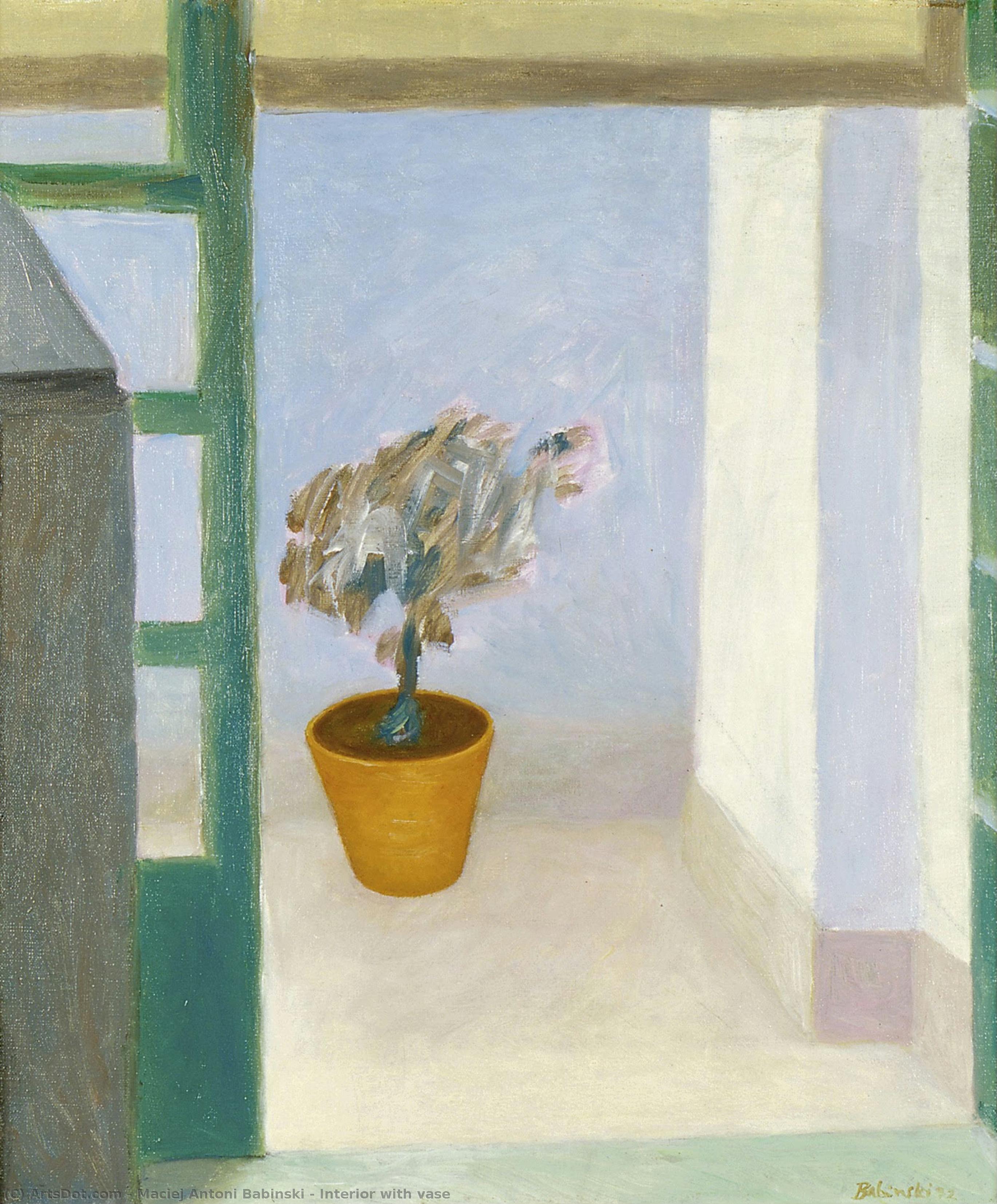 Interior With Vase — マチェイ・アントニ・バビンスキ