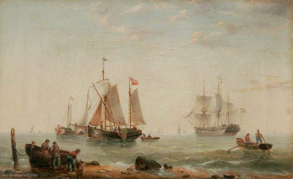 Great Yarmouth Shipping Scene, Norfolk — Henry Redmore