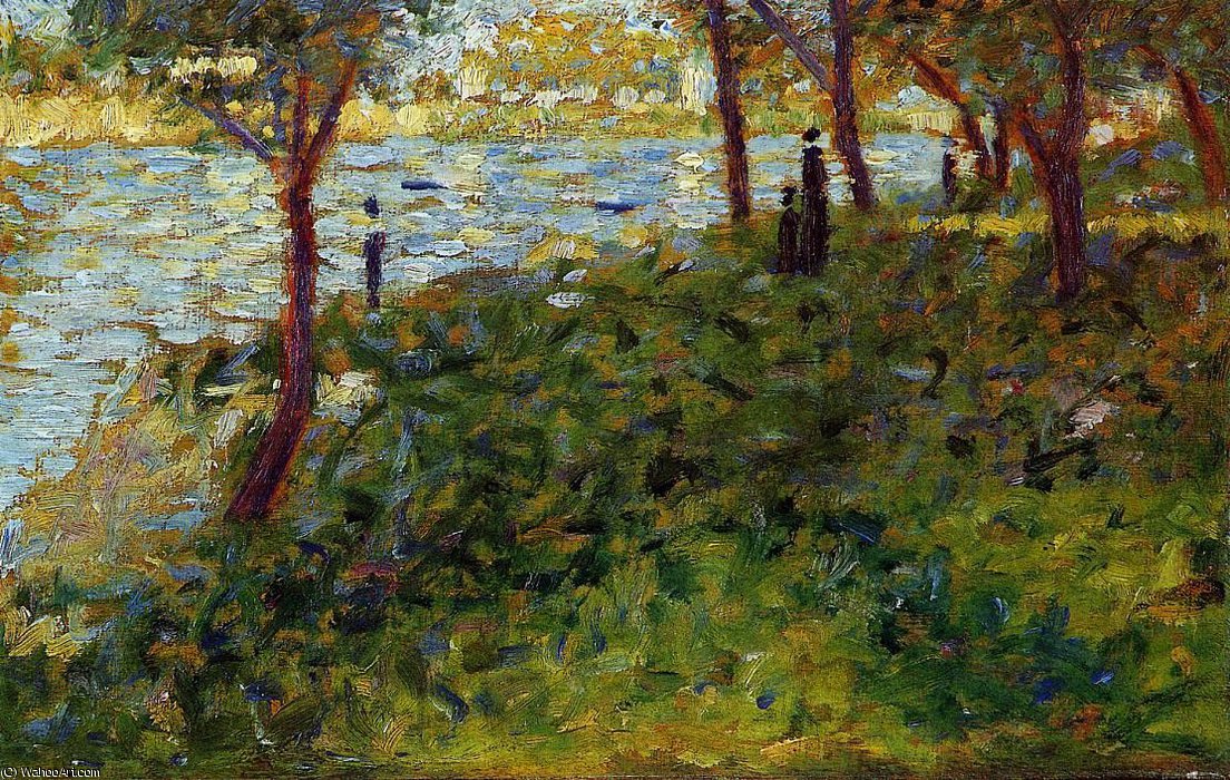 La Grande Jatte - Landscape With Figures — Georges Pierre Seurat