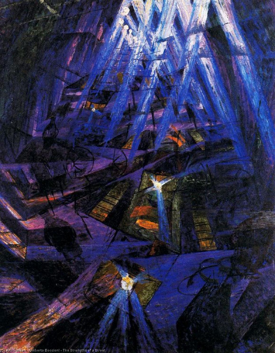 The Strengths Of A Street — Umberto Boccioni