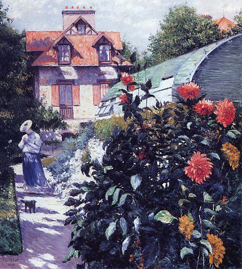 The Garden At Petit Gennevilliers — Gustave Caillebotte