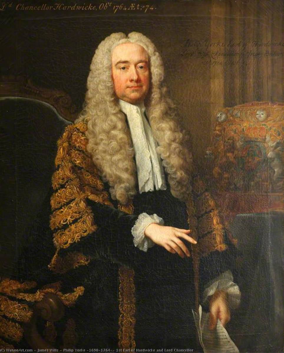 Philip Yorke (1690–1764), 1st Earl Of Hardwicke And Lord Chancellor — James Wills