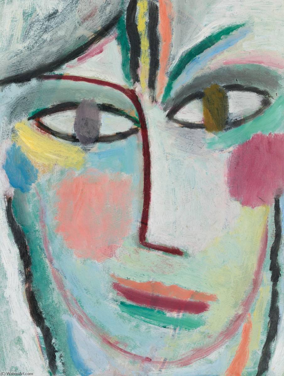 Frauenkopf, Femina (head Of A Woman, Femina) — Alexej Von Jawlensky