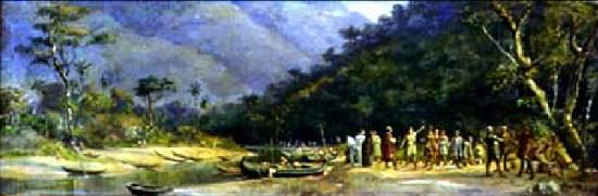 Português A Caminho De Piratininga — Benedito Calixto