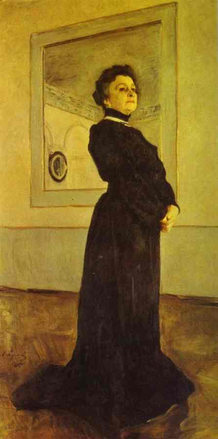 Portrait Of The Actress Maria Yermolova — Valentin Alexandrovich Serov