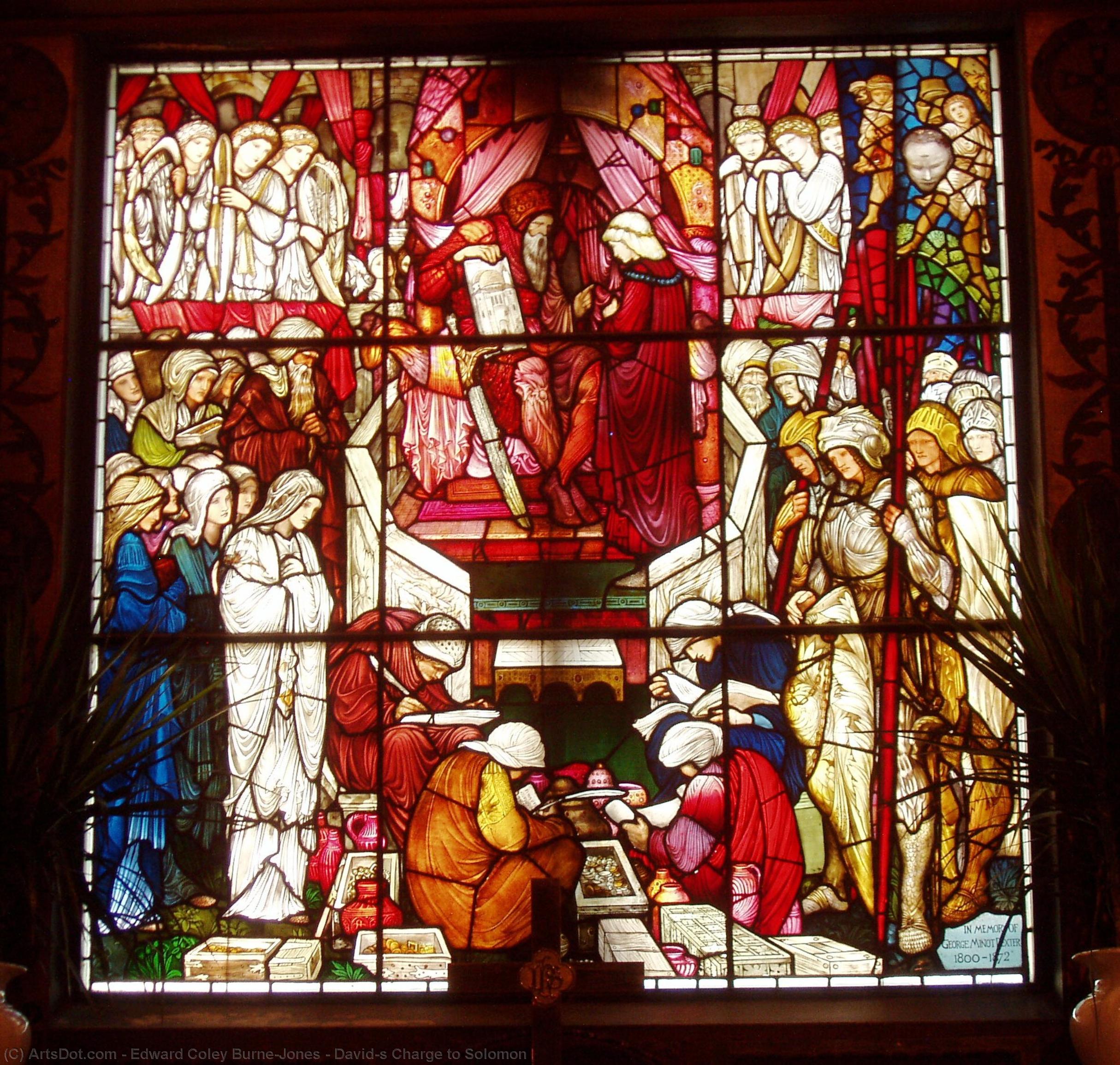 David's Charge To Solomon — Edward Coley Burne-jones