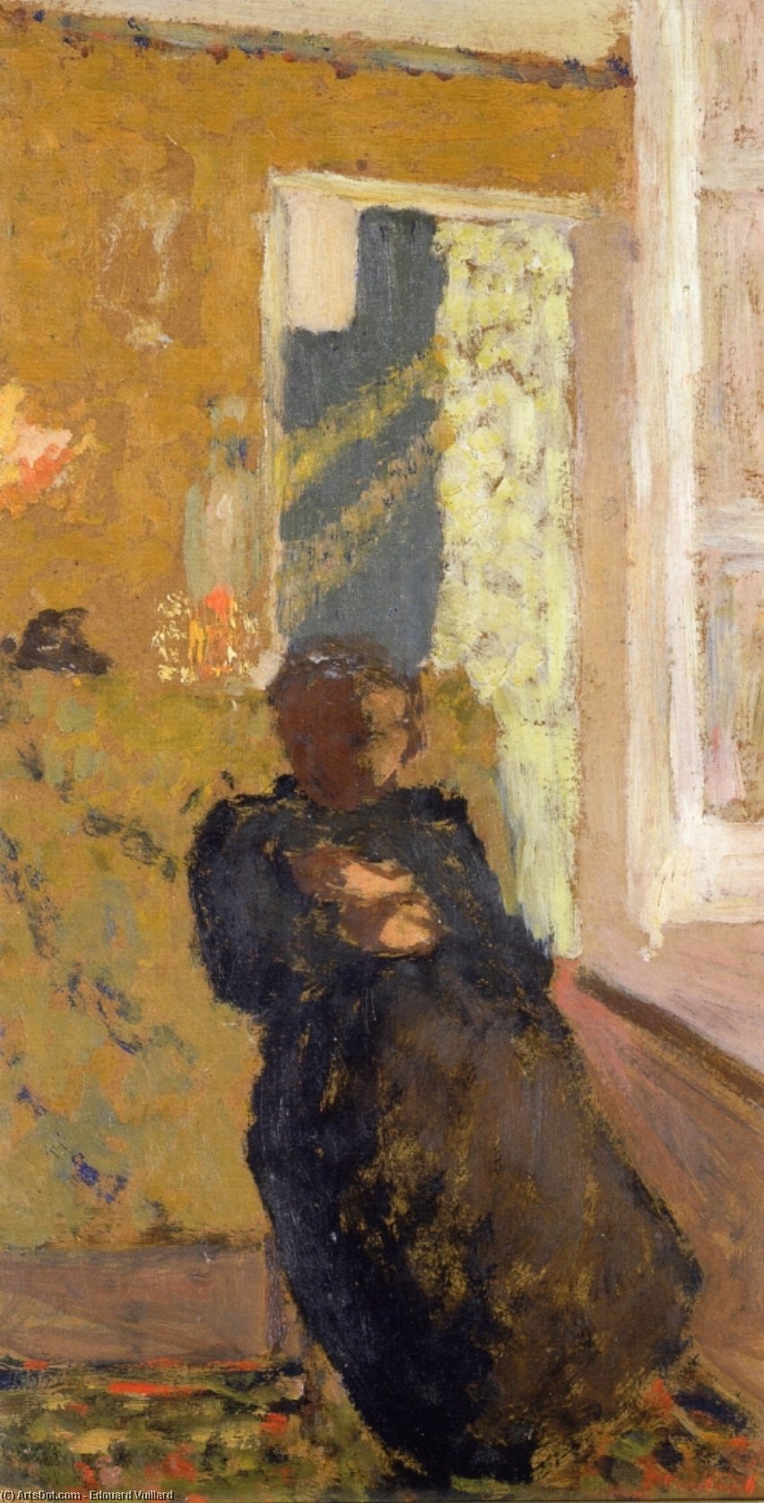 Seated Woman Dressed In Black — Jean-édouard Vuillard