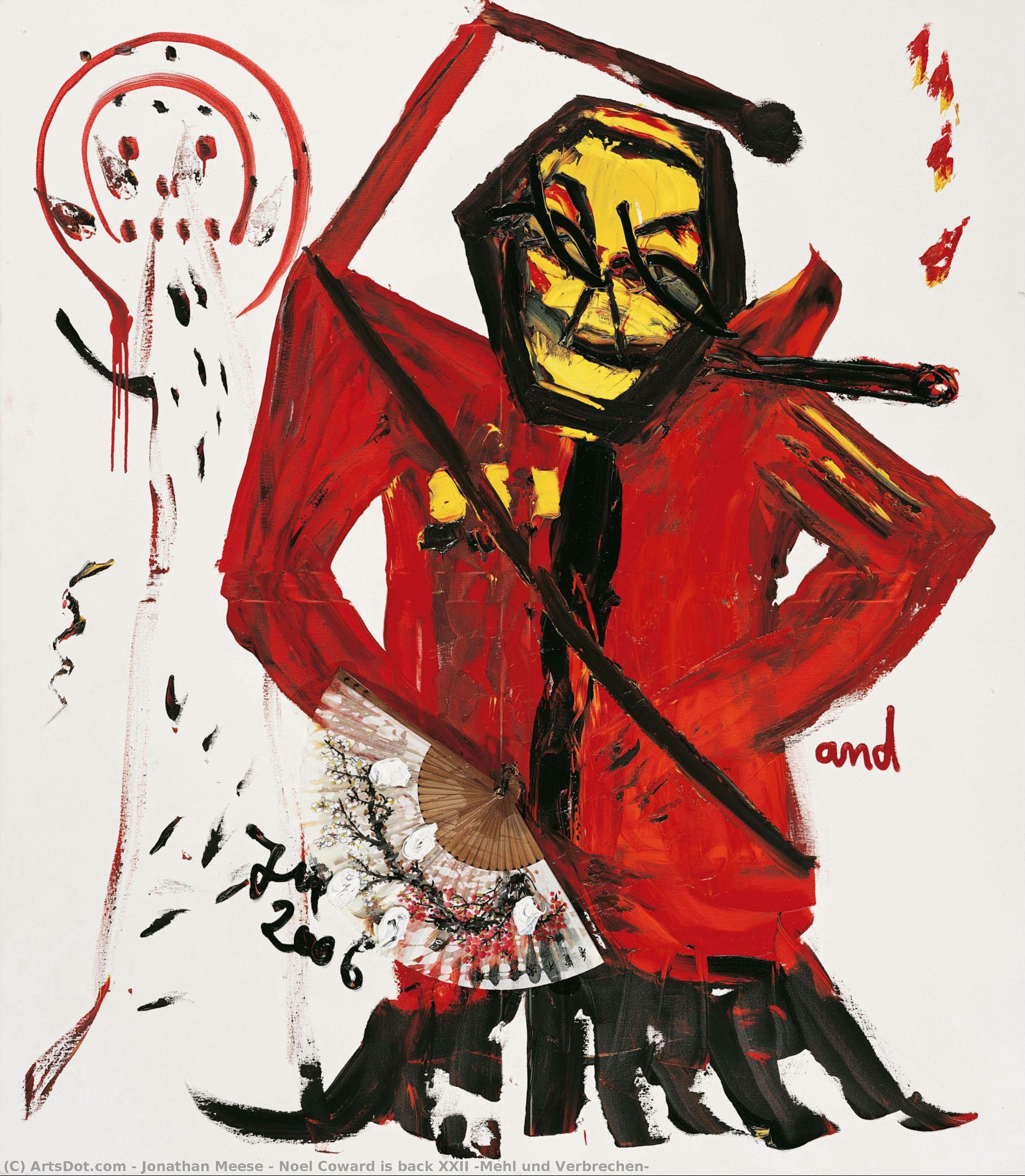Noel Coward Is Back Xxii (mehl Und Verbrechen) — Jonathan Meese