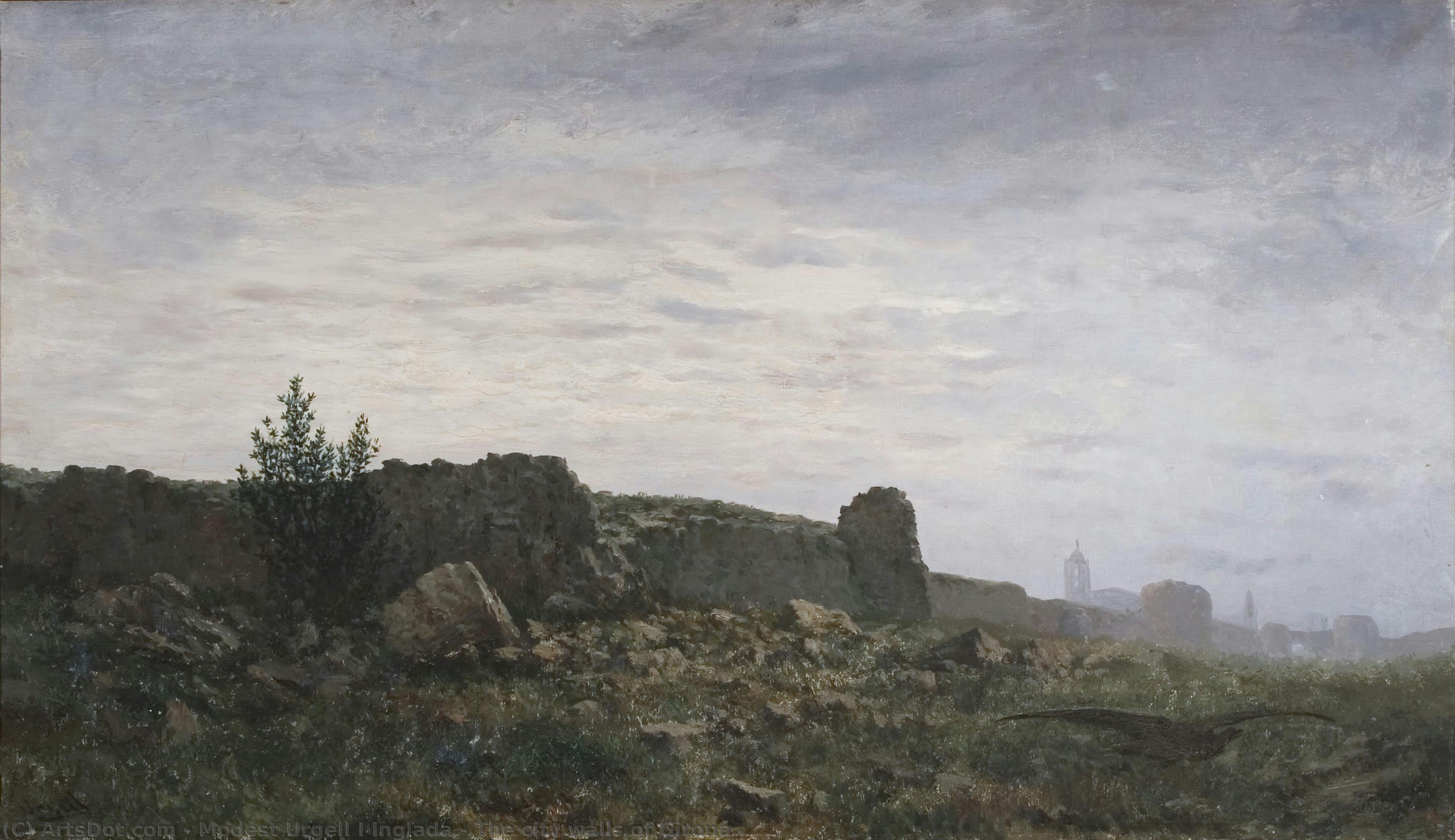 The City Walls Of Girona — Modest Urgell I Inglada