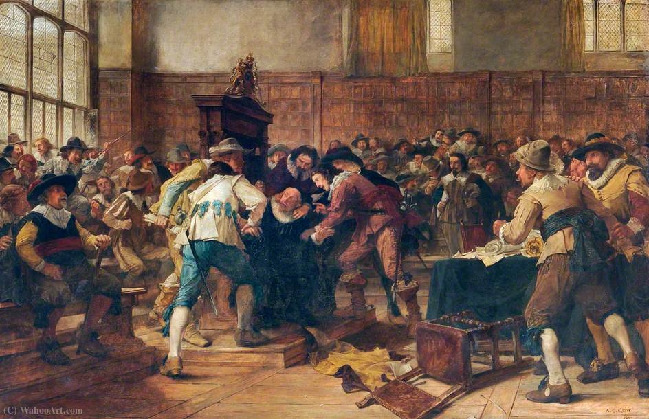 The Tumult In The House Of Commons, 2nd March (1629) — Andrew Carrick Gow