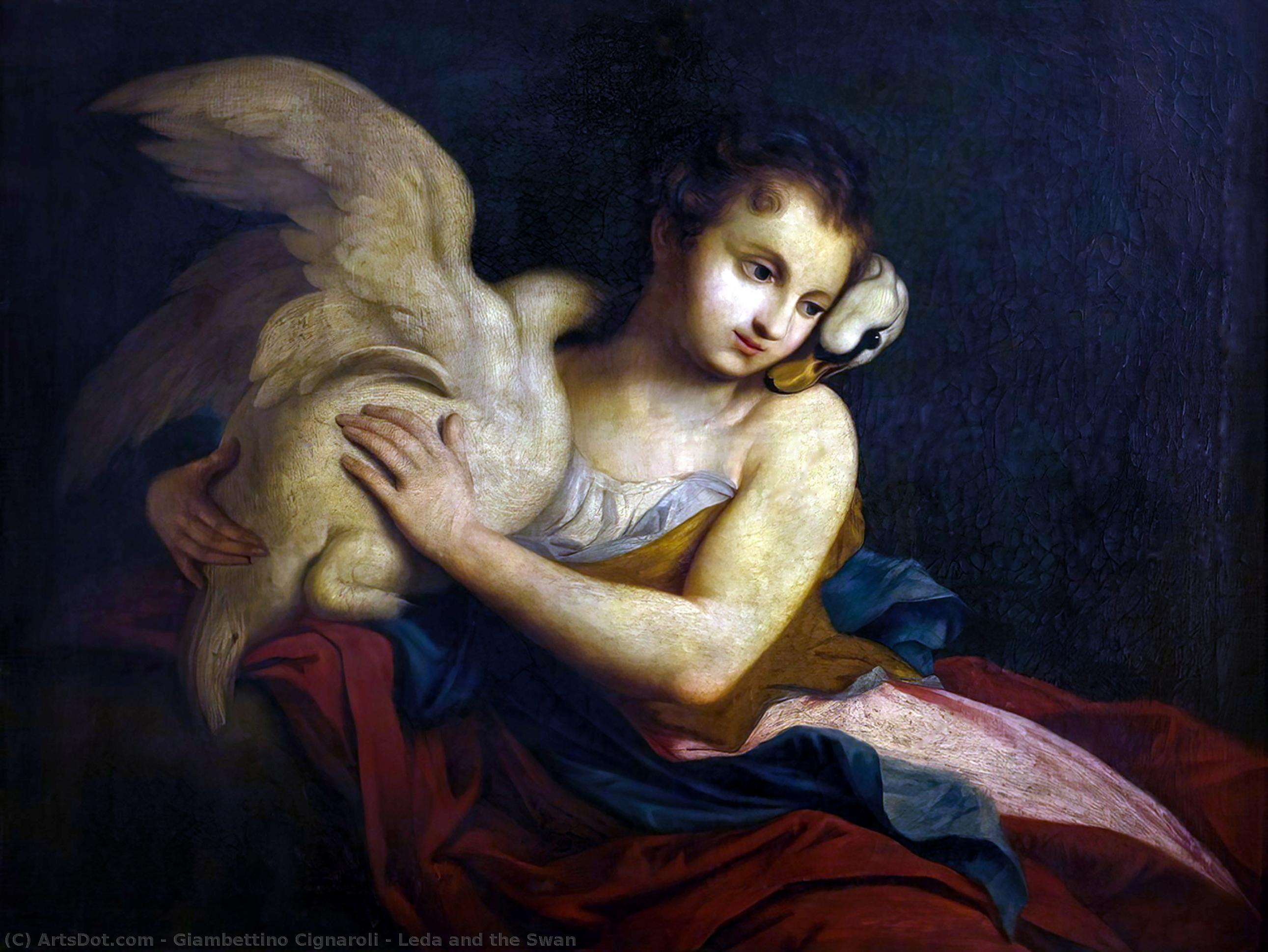 Leda And The Swan — Giambettino Cignaroli