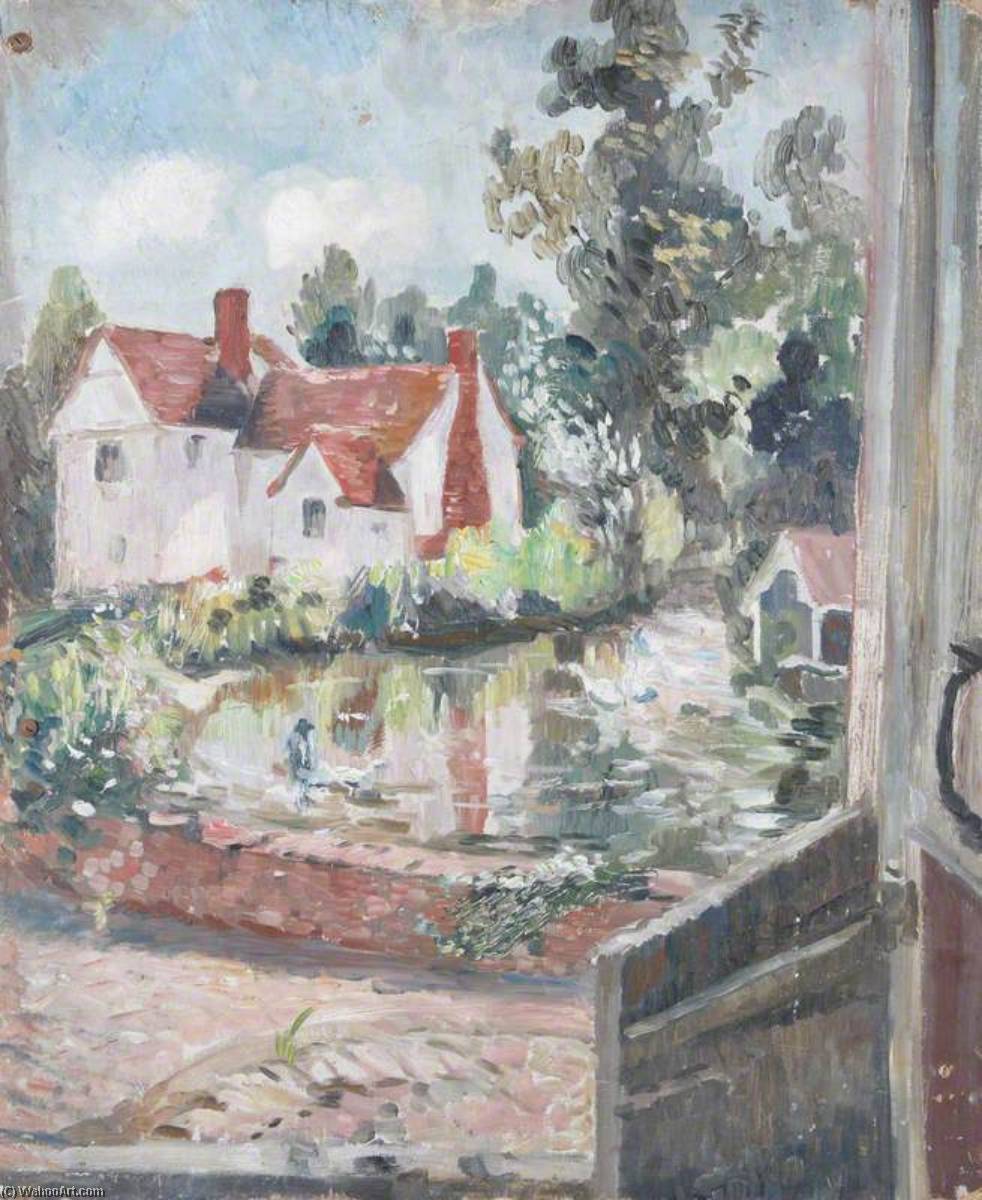 A Cottage By A Mill Pond — Alan Francis Clutton Brock