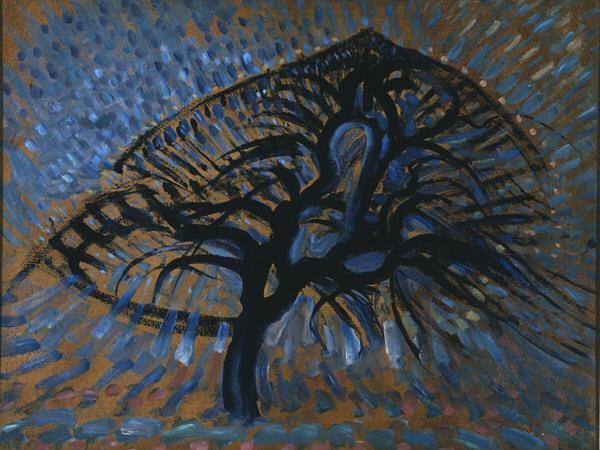 Árbol De Manzana, Versión Puntillista — Piet Mondrian