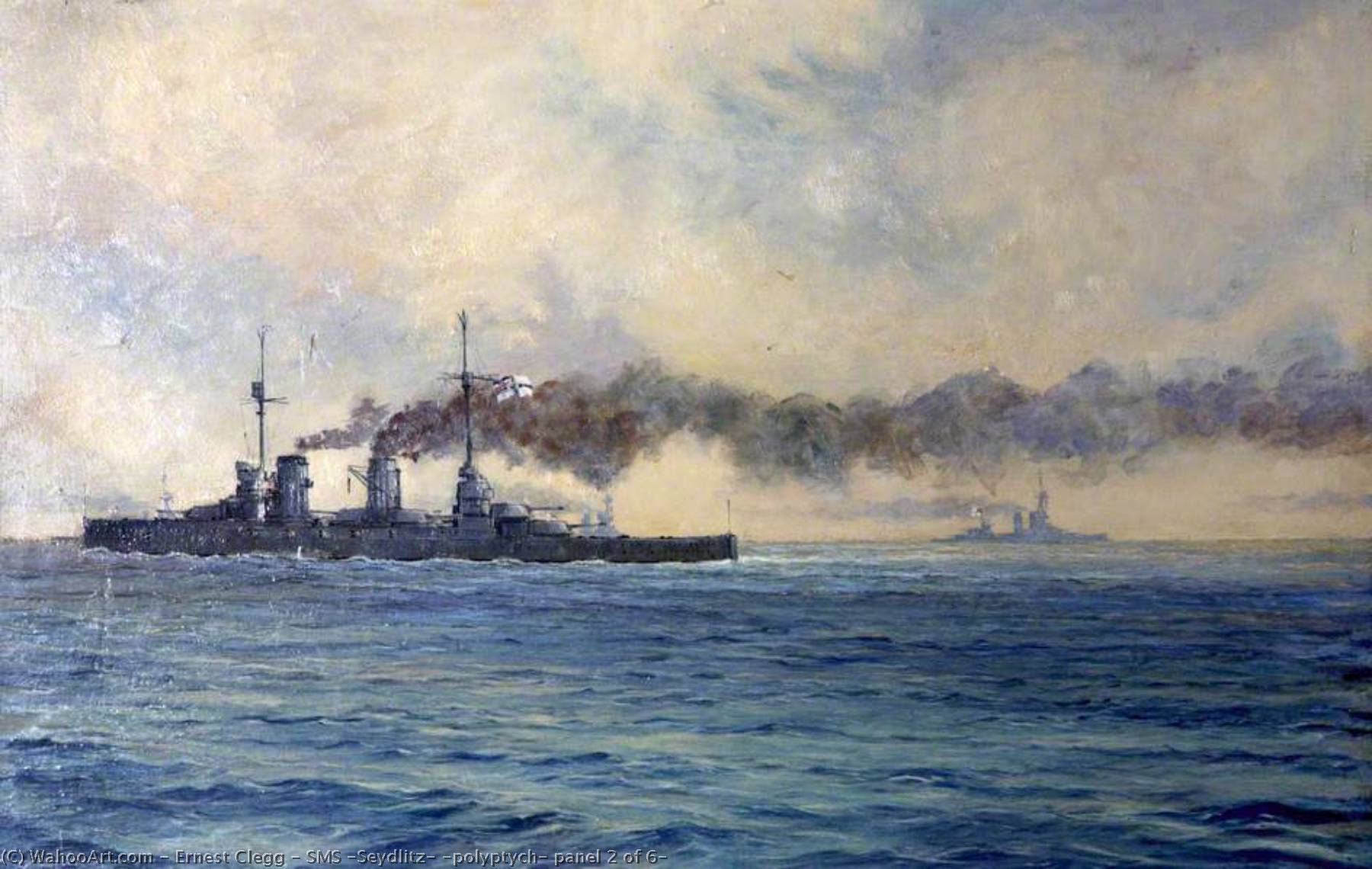 Sms 'seydlitz' (polyptych, Panel 2 Of 6) — Ernest Clegg