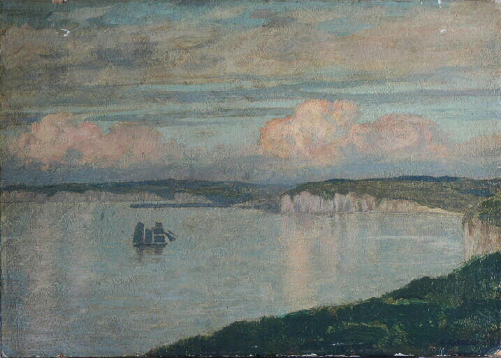 Varengeville. Cumulus Sur La Falaise — Émile-rené Ménard