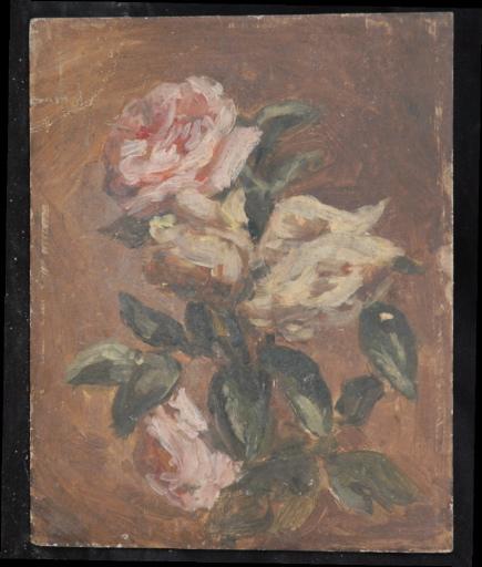 Bouquet De Fleurs, Roses Jaunes Et Roses — Valentine Reyre